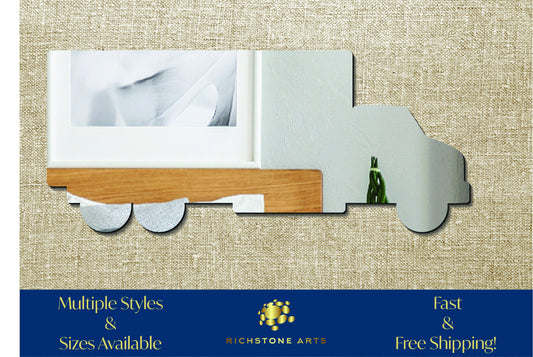 Decorative Truck Shaped Acrylic Mirror | Many Shapes Available