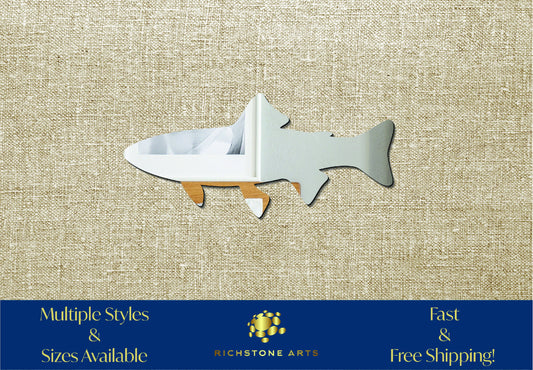 Decorative Trout Shaped Acrylic Mirror | Many Shapes Available