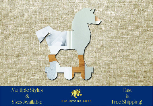 Decorative Trojan Horse Shaped Acrylic Mirror | Many Shapes Available