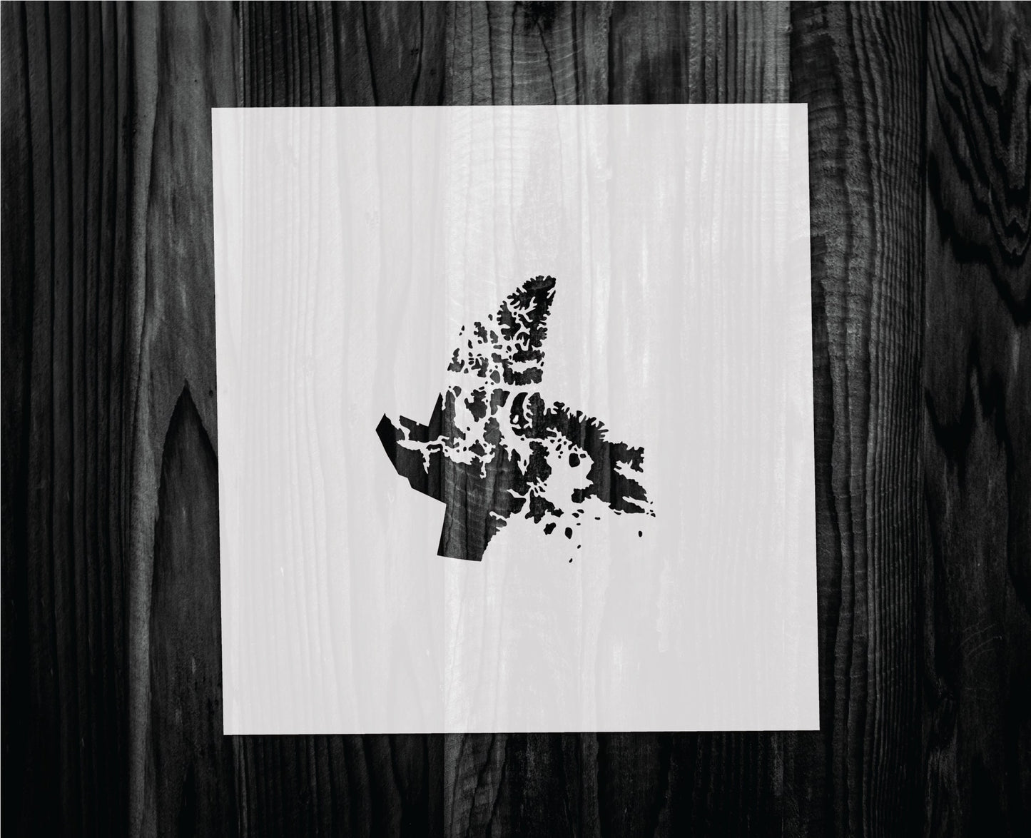 Nunavut Stencil, Mylar reusable stencil, Stencil, FAST SHIPPING