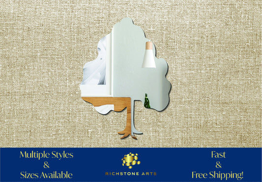 Decorative Tree Shaped Acrylic Mirror | Many Shapes Available