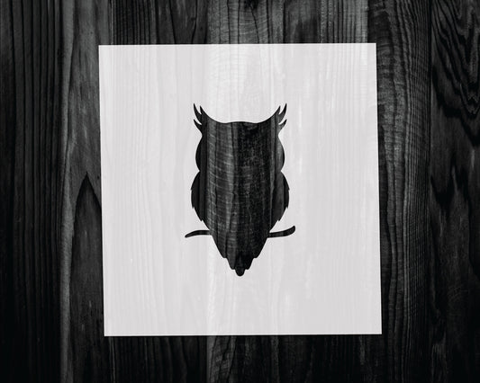 Owl Stencil, Mylar reusable stencil, Stencil, FAST SHIPPING