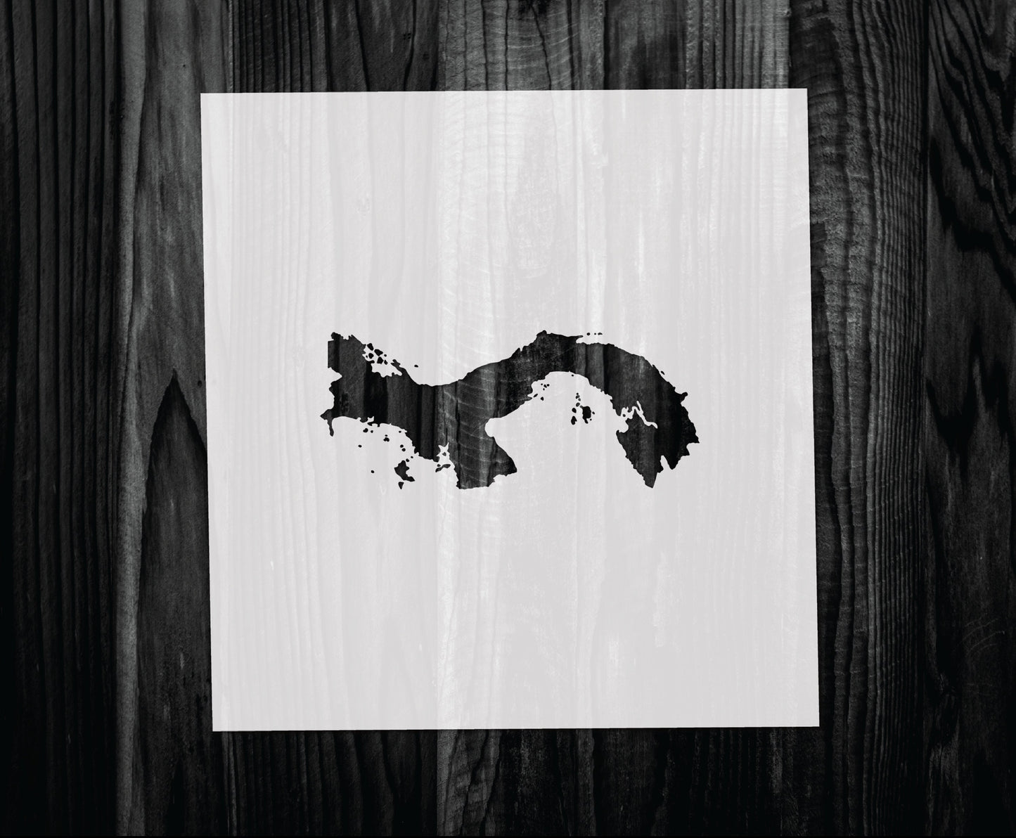 Panama Stencil, Mylar reusable stencil, Stencil, FAST SHIPPING
