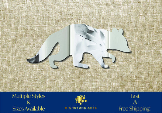 Decorative Raccoon Shaped Acrylic Mirror | Many Shapes Available