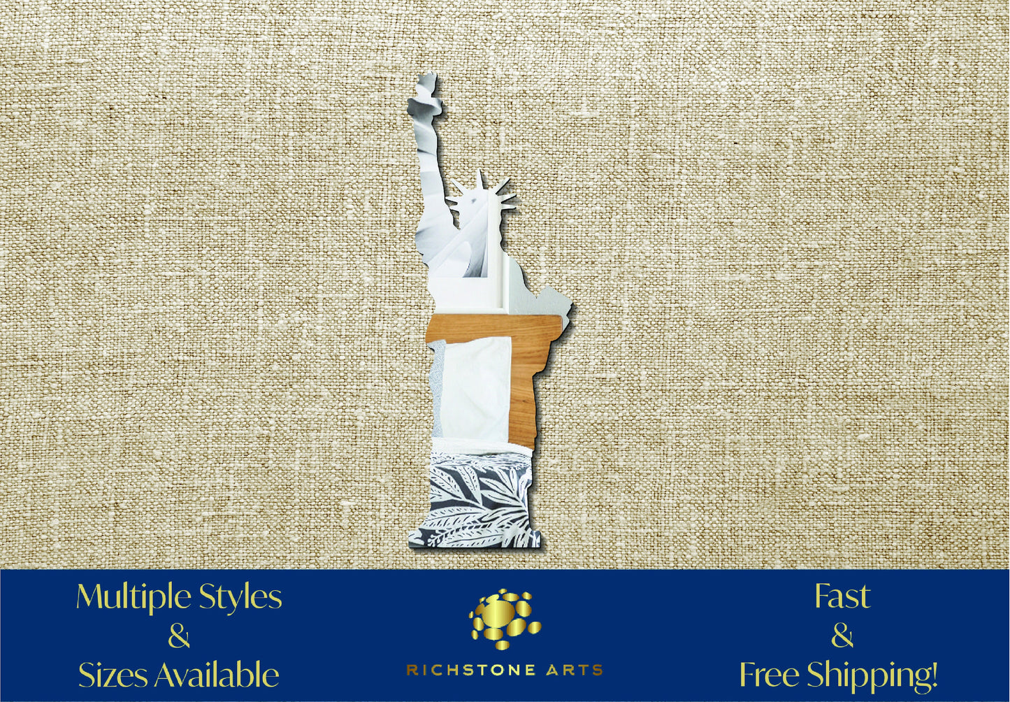 Decoration Statue of Liberty Shaped Acrylic Mirror | Many Shapes Available