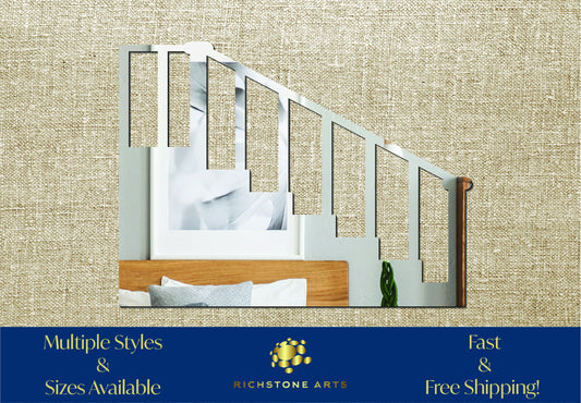 Decoration Stairs Shaped Acrylic Mirror | Many Shapes Available