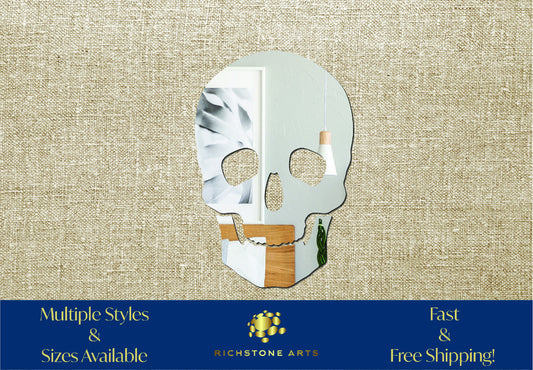 Decoration Skull Shaped Acrylic Mirror | Many Shapes Available