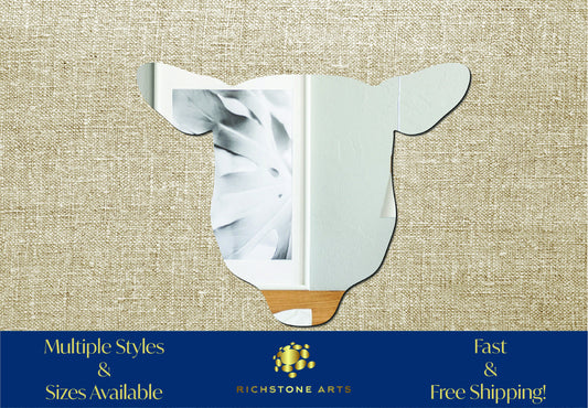 Decoration Sheep Head Shaped Acrylic Mirror | Many Shapes Available