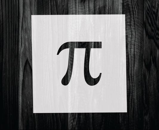 Pi Stencil, Mylar reusable stencil, Stencil, FAST SHIPPING