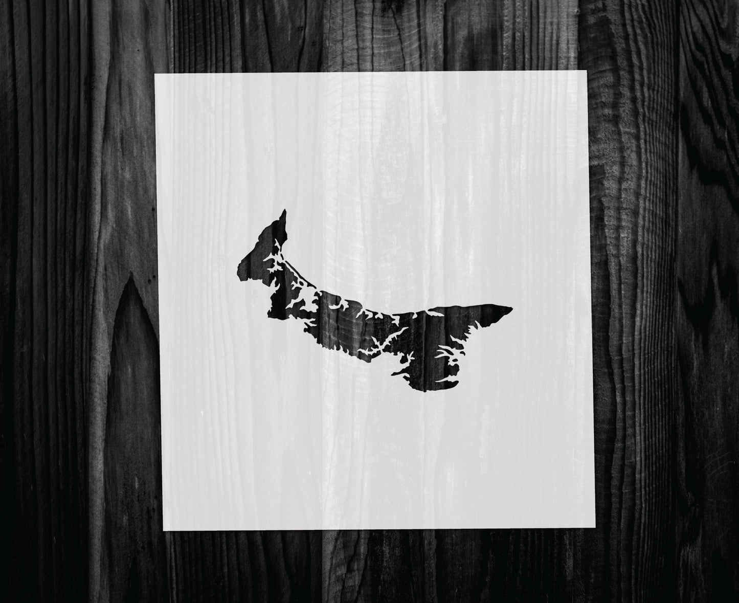 Prince Edward Island Stencil, Mylar reusable stencil, Stencil, FAST SHIPPING