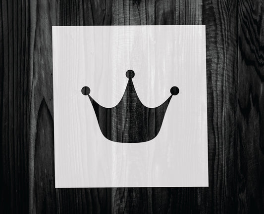 Princess Crown Stencil, Mylar reusable stencil, Stencil, FAST SHIPPING