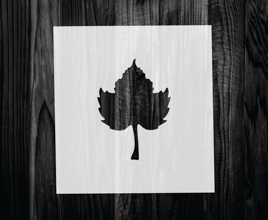 Pumpkin Leaf Stencil, Mylar reusable stencil, Stencil, FAST SHIPPING