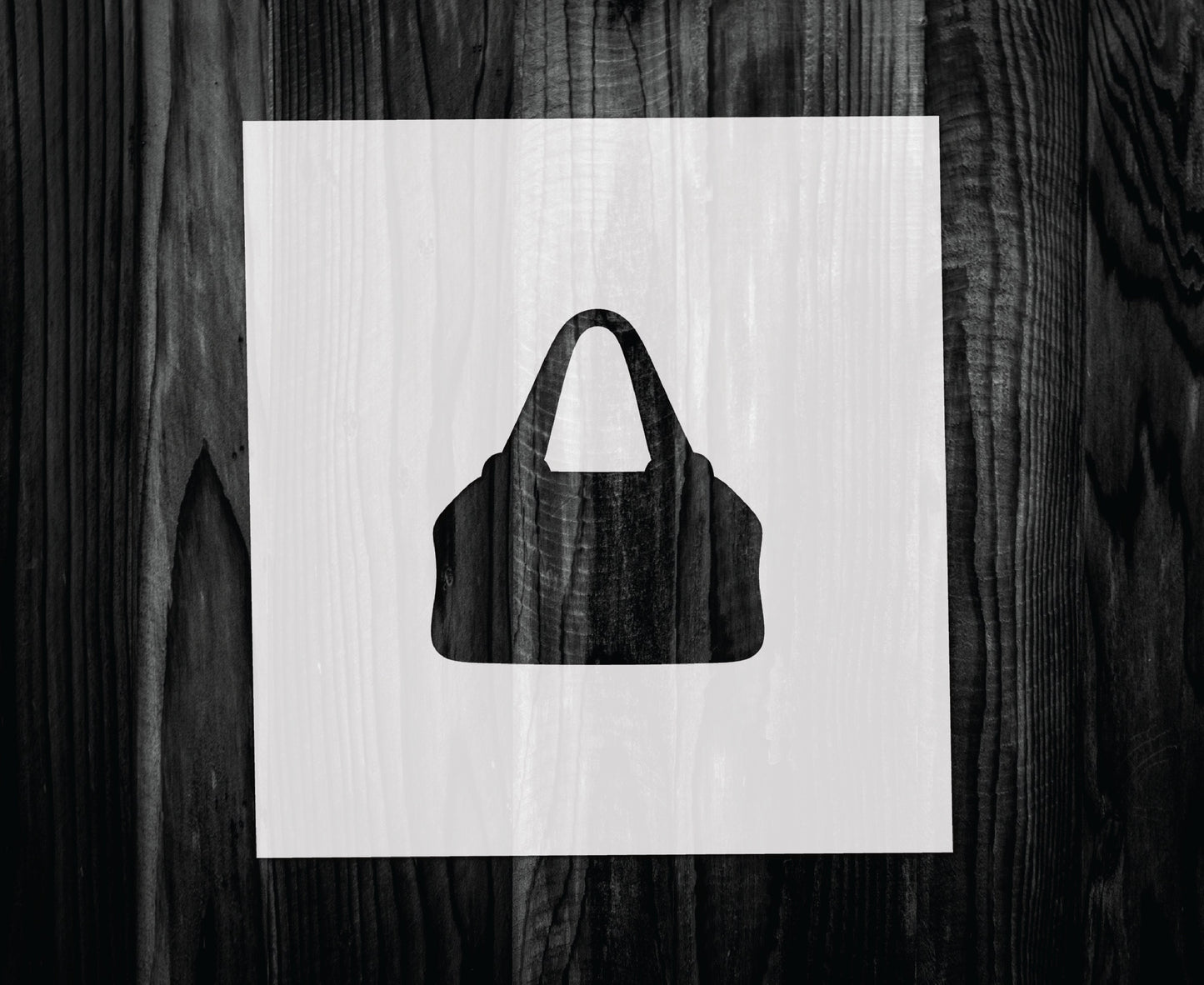 Purse Stencil, Mylar reusable stencil, Stencil, FAST SHIPPING