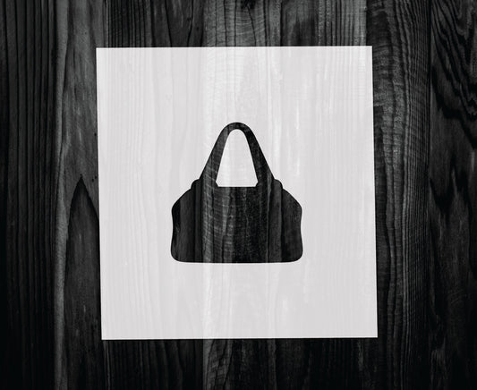 Purse Stencil, Mylar reusable stencil, Stencil, FAST SHIPPING