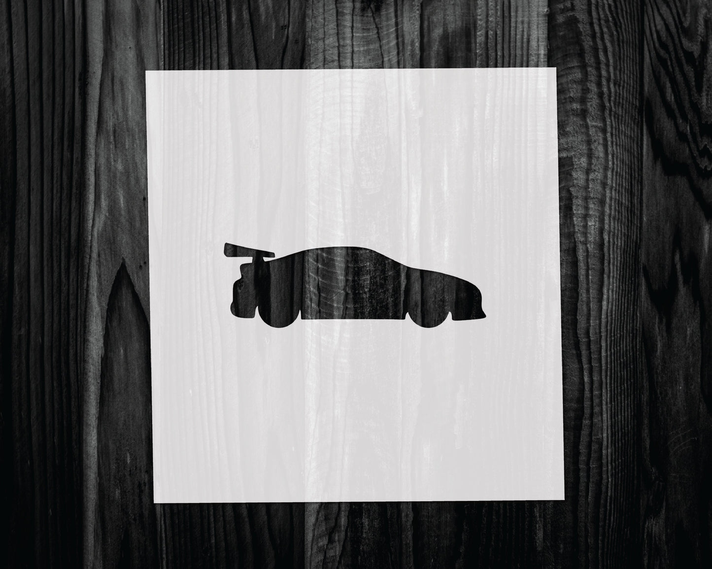 Race Car Stencil, Mylar reusable stencil, Stencil, FAST SHIPPING