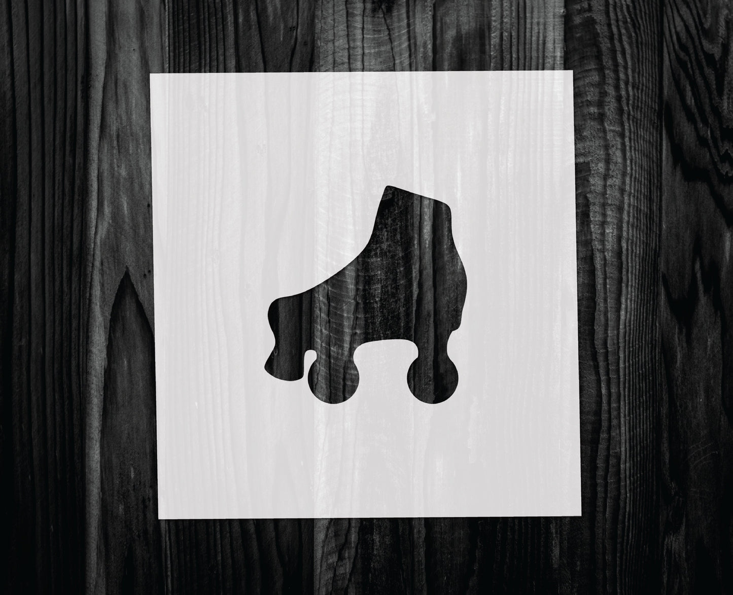 Roller Skate Stencil, Mylar reusable stencil, Stencil, FAST SHIPPING