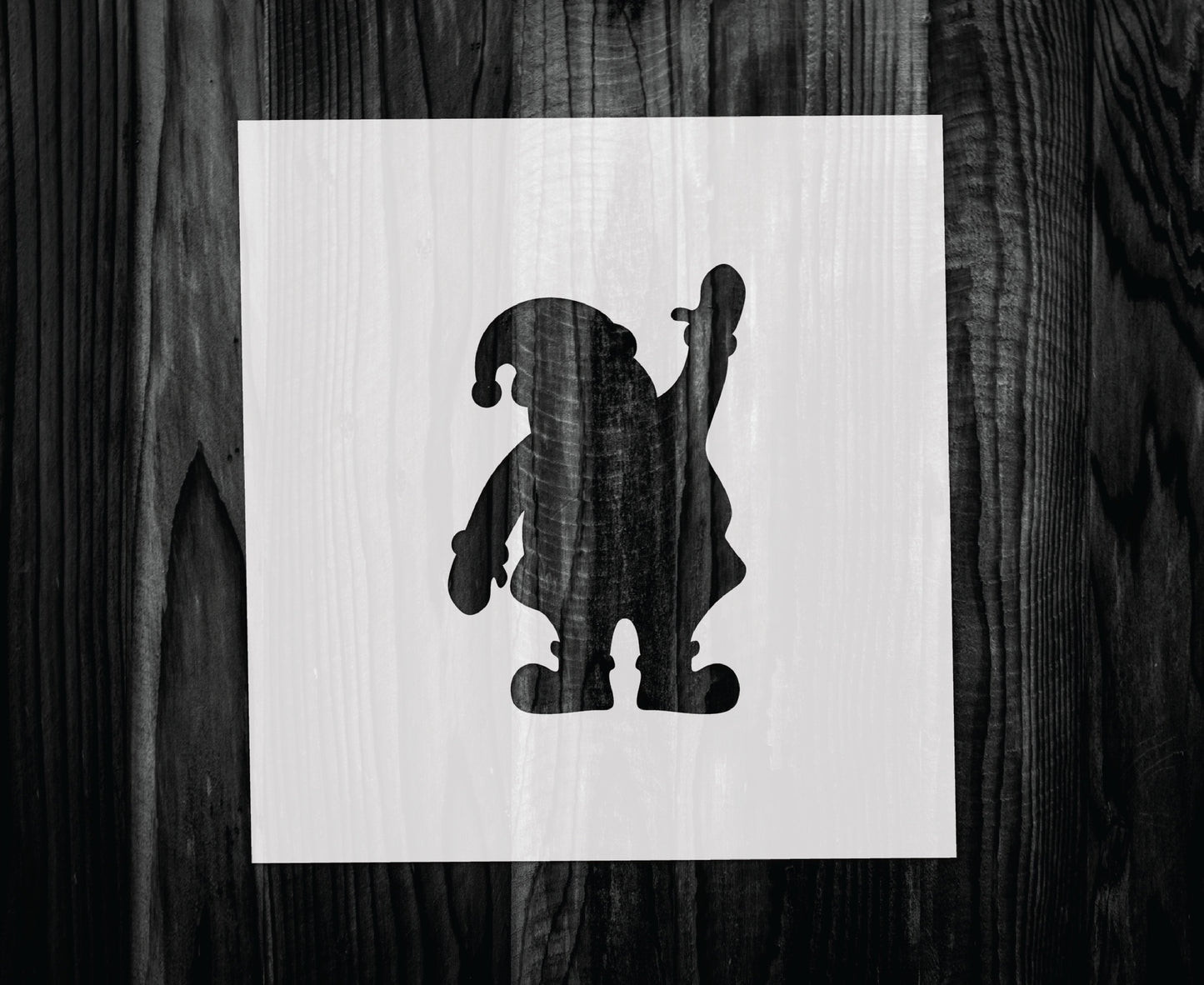 Santa Stencil, Mylar reusable stencil, Stencil, FAST SHIPPING