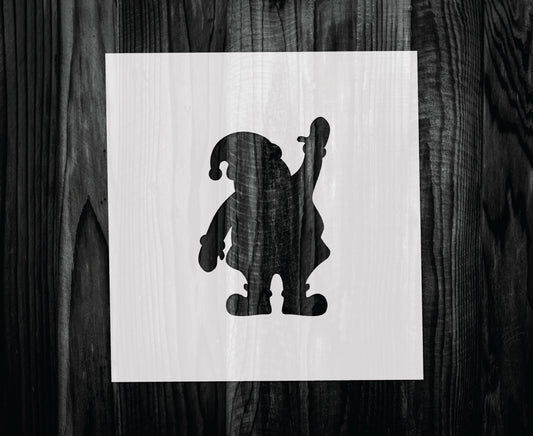 Santa Stencil, Mylar reusable stencil, Stencil, FAST SHIPPING