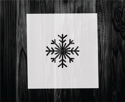 Snowflake Stencil, Mylar reusable stencil, Stencil, FAST SHIPPING