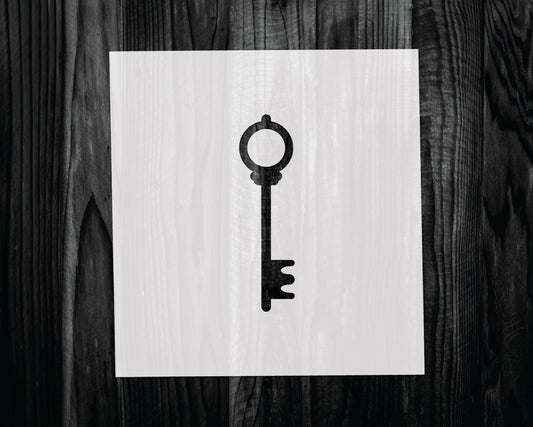 Skeleton Key Stencil, Mylar reusable stencil, Stencil, FAST SHIPPING