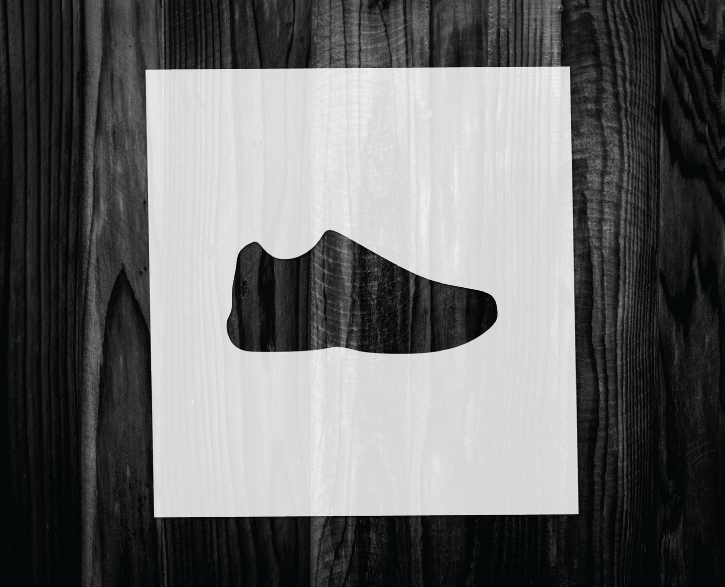Shoe Stencil, Mylar reusable stencil, Stencil, FAST SHIPPING