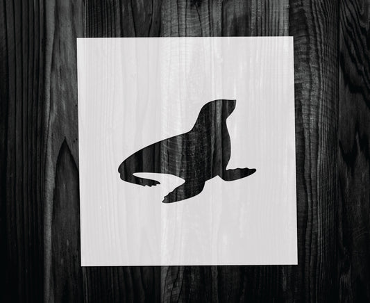 Seal Stencil, Mylar reusable stencil, Stencil, FAST SHIPPING