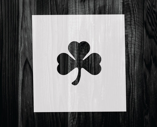 Shamrock Stencil, Mylar reusable stencil, Stencil, FAST SHIPPING