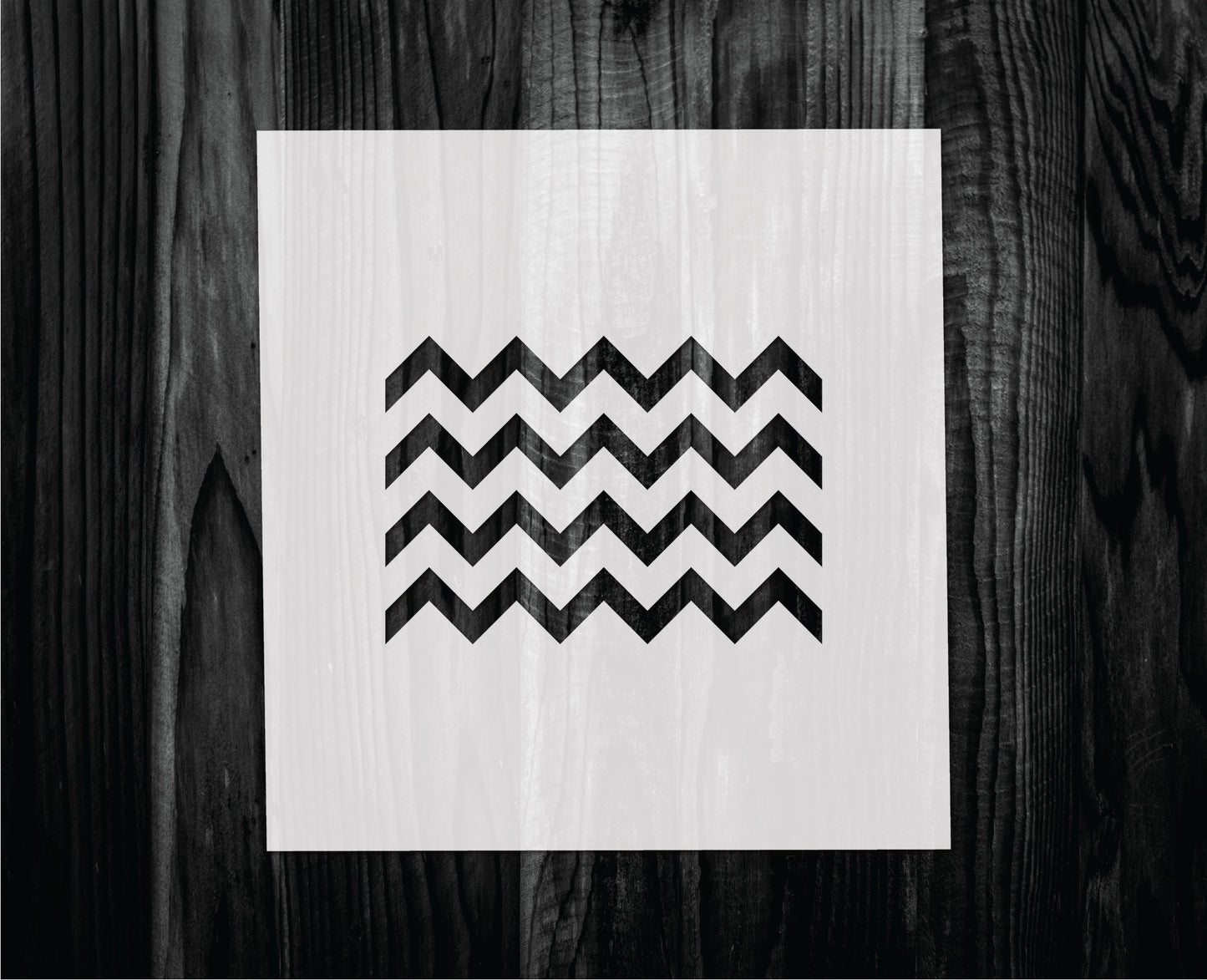 Zig Zag stencil, Mylar reusable stencil, Stencil, FAST SHIPPING