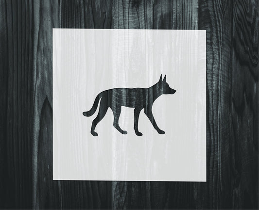 Dingo Stencil, Mylar reusable stencil, Stencil, FAST SHIPPING