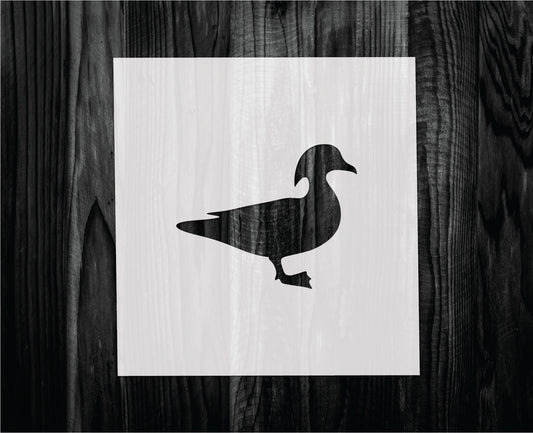 Wood-Duck stencil, Mylar reusable stencil, Stencil, FAST SHIPPING