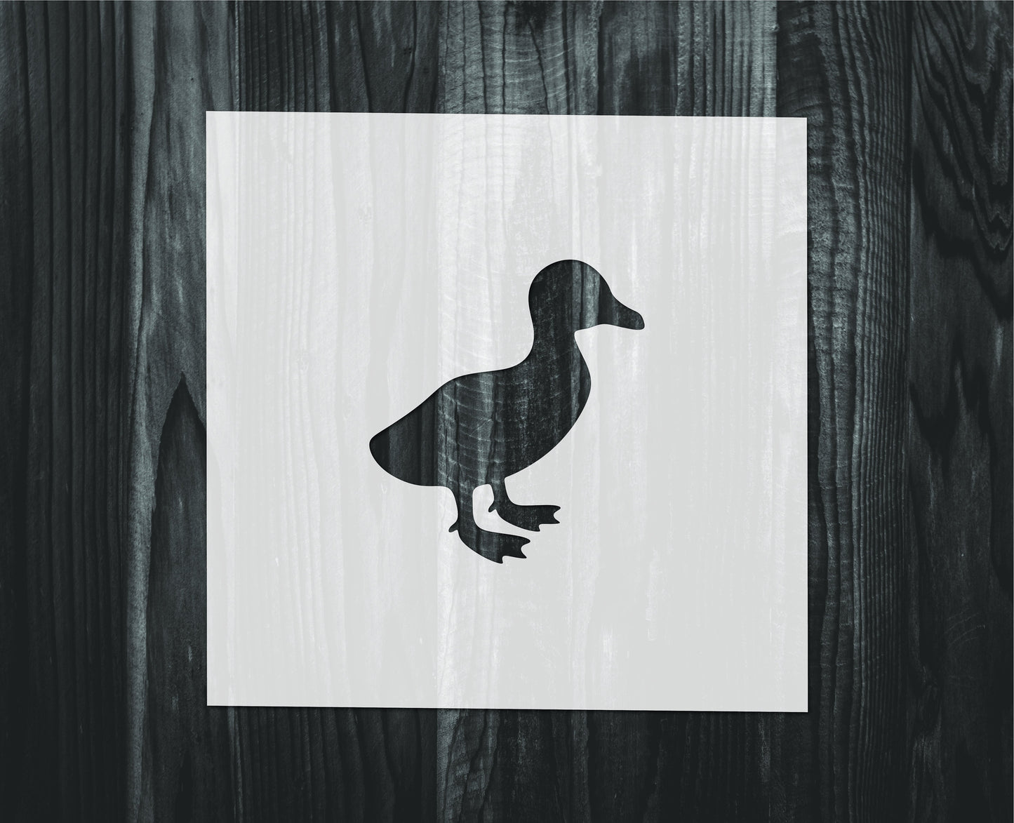 Duckling Stencil, Mylar reusable stencil, Stencil, FAST SHIPPING