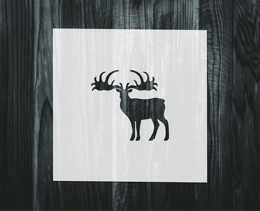 Elk Stencil, Mylar reusable stencil, Stencil, FAST SHIPPING