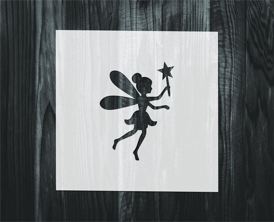 Fairy Stencil, Mylar reusable stencil, Stencil, FAST SHIPPING