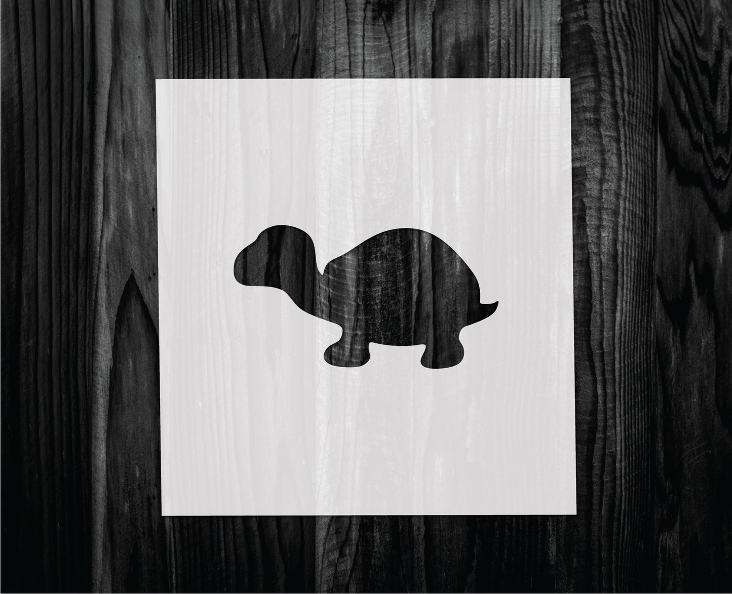 Turtle Stencil, Mylar reusable stencil, Stencil, FAST SHIPPING