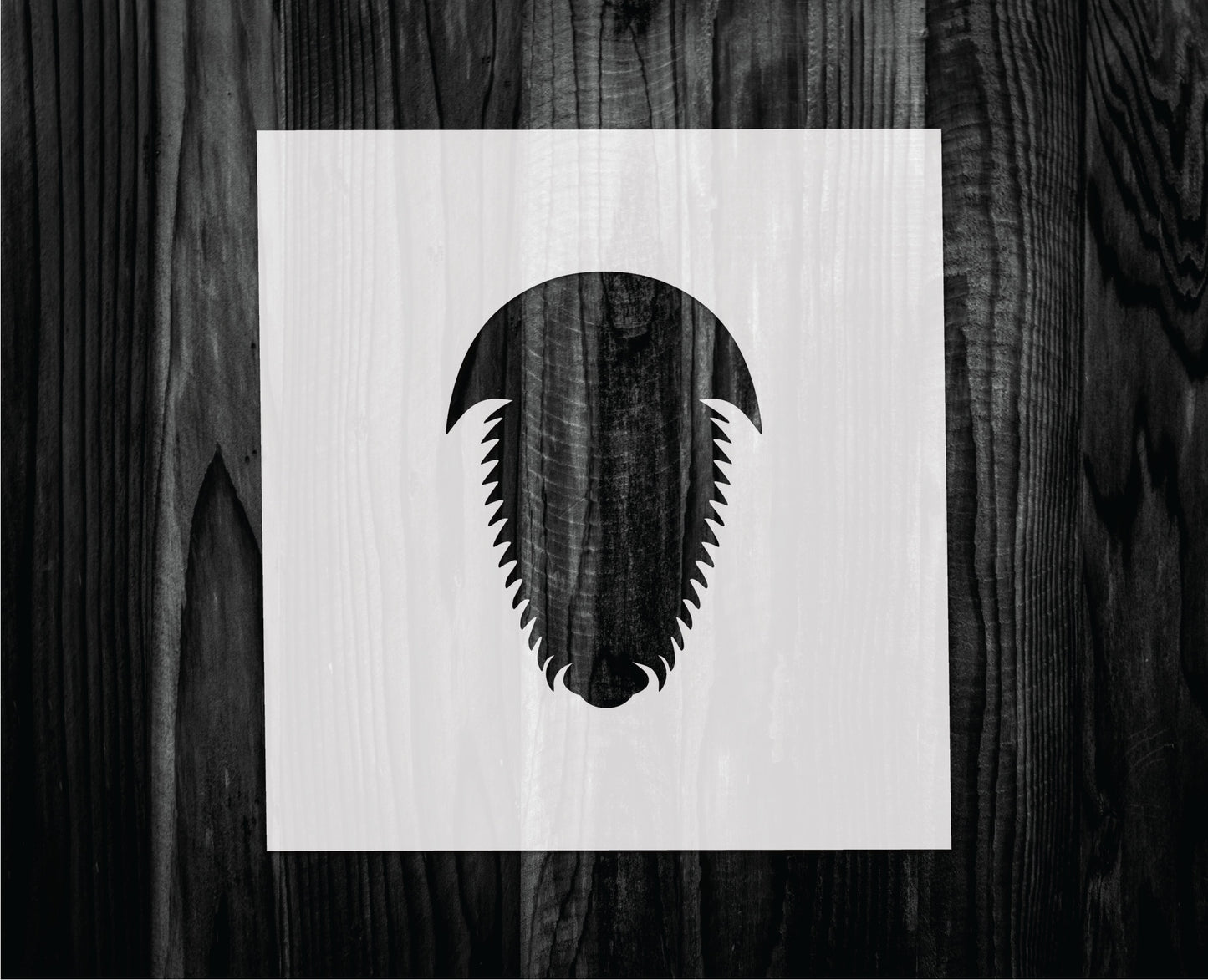 Trilobite Stencil, Mylar reusable stencil, Stencil, FAST SHIPPING