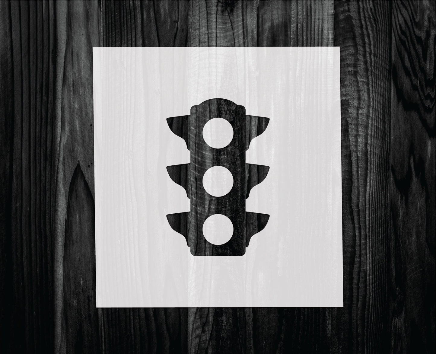 Traffic Light Stencil, Mylar reusable stencil, Stencil, FAST SHIPPING