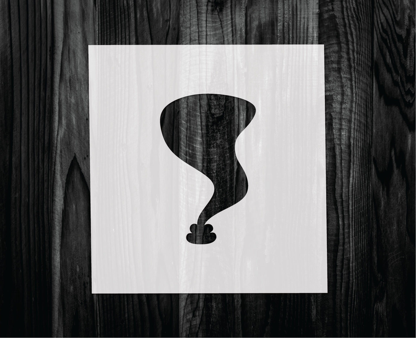 Tornado Stencil, Mylar reusable stencil, Stencil, FAST SHIPPING