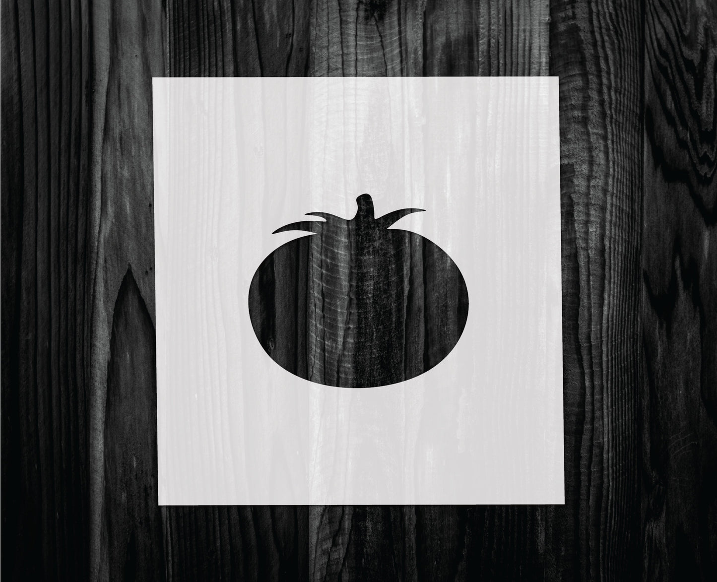 Tomato Stencil, Mylar reusable stencil, Stencil, FAST SHIPPING