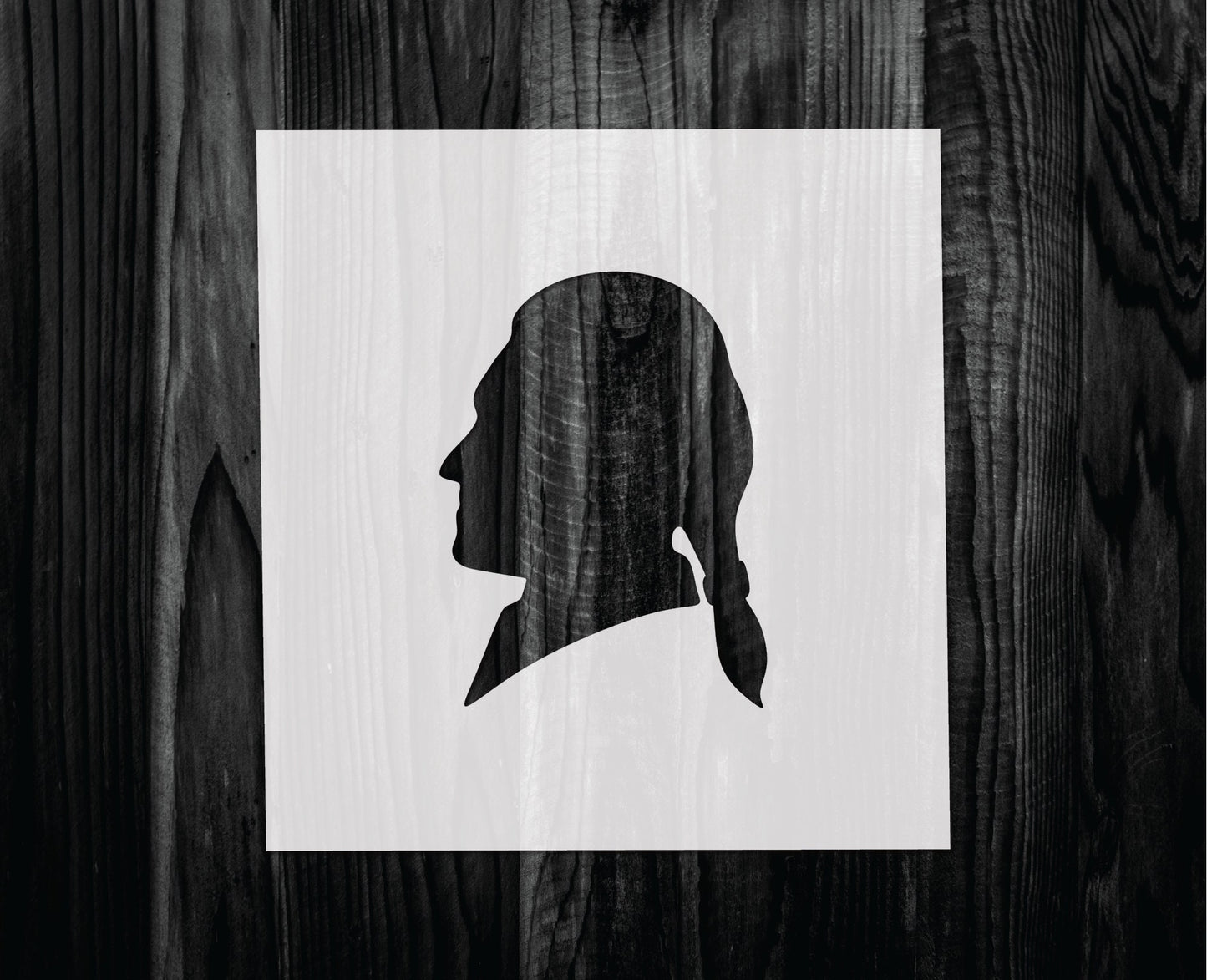 Thomas Jefferson Stencil, Mylar reusable stencil, Stencil, FAST SHIPPING