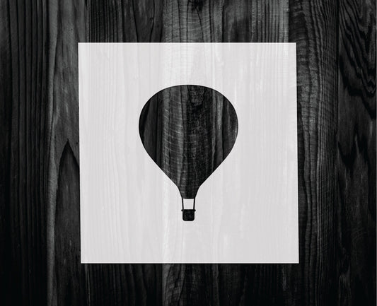 Hot Air Balloon Stencil, Mylar reusable stencil, Stencil, FAST SHIPPING
