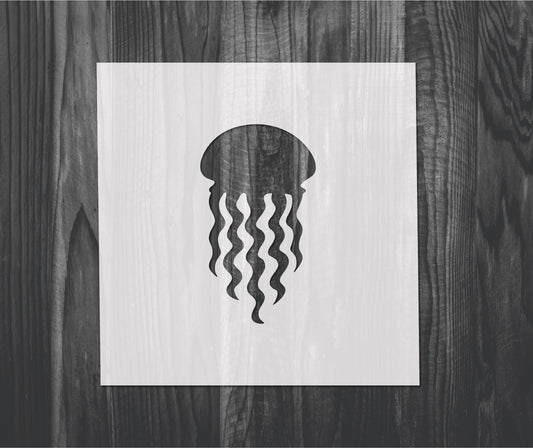 Jellyfish Stencil, Mylar reusable stencil, Stencil, FAST SHIPPING