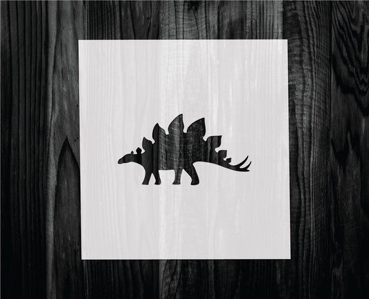 Stegosaurus Stencil, Mylar reusable stencil, Stencil, FAST SHIPPING