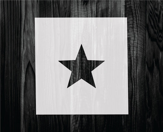 Star Stencil, Mylar reusable stencil, Stencil, FAST SHIPPING