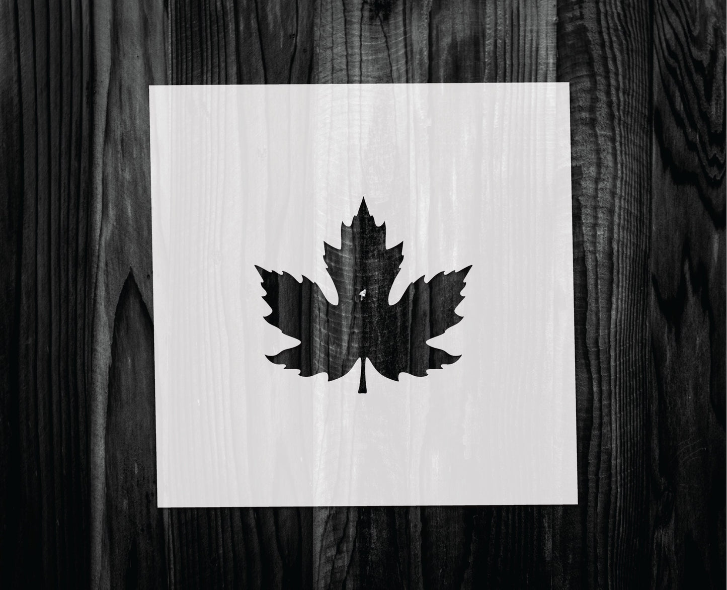 Maple Leaf Stencil, Mylar reusable stencil, Stencil, FAST SHIPPING