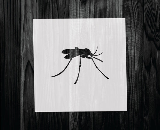 Mosquito Stencil, Mylar reusable stencil, Stencil, FAST SHIPPING