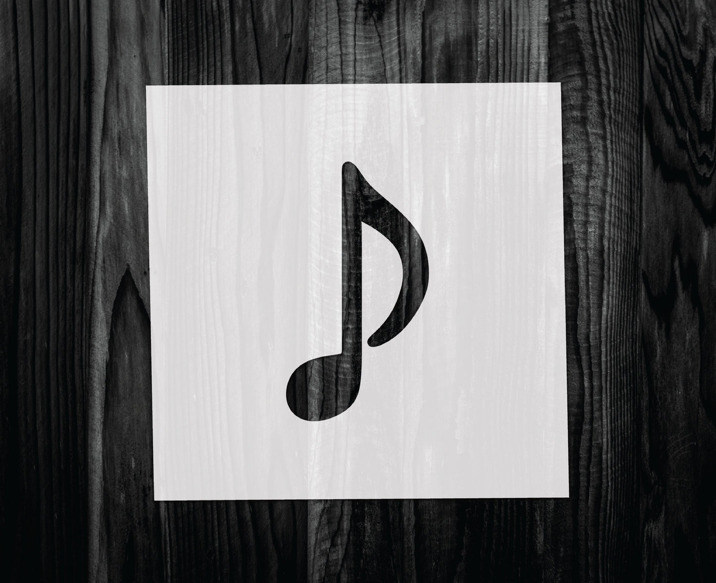 Music Note Stencil, Mylar reusable stencil, Stencil, FAST SHIPPING