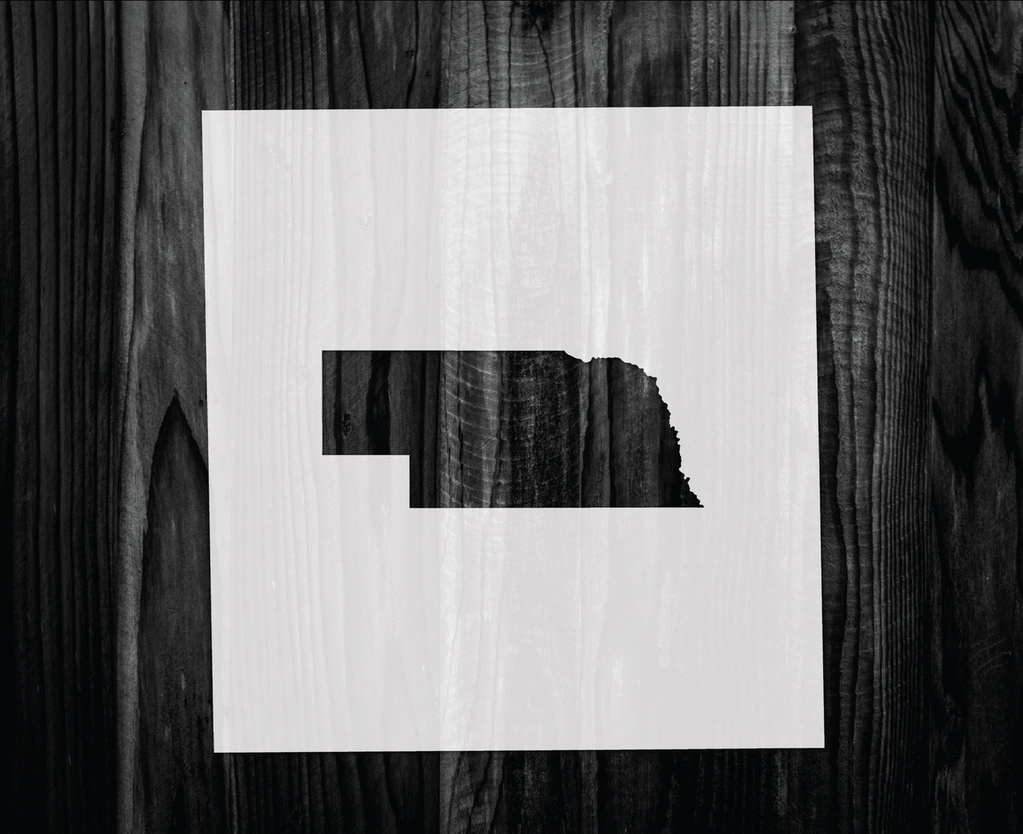 Nebraska Stencil, Mylar reusable stencil, Stencil, FAST SHIPPING