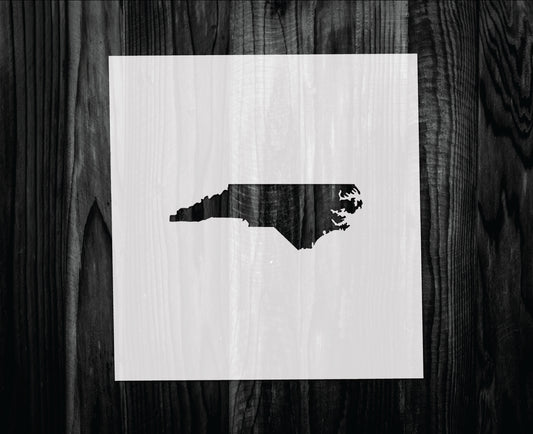 North Carolina Stencil, Mylar reusable stencil, Stencil, FAST SHIPPING