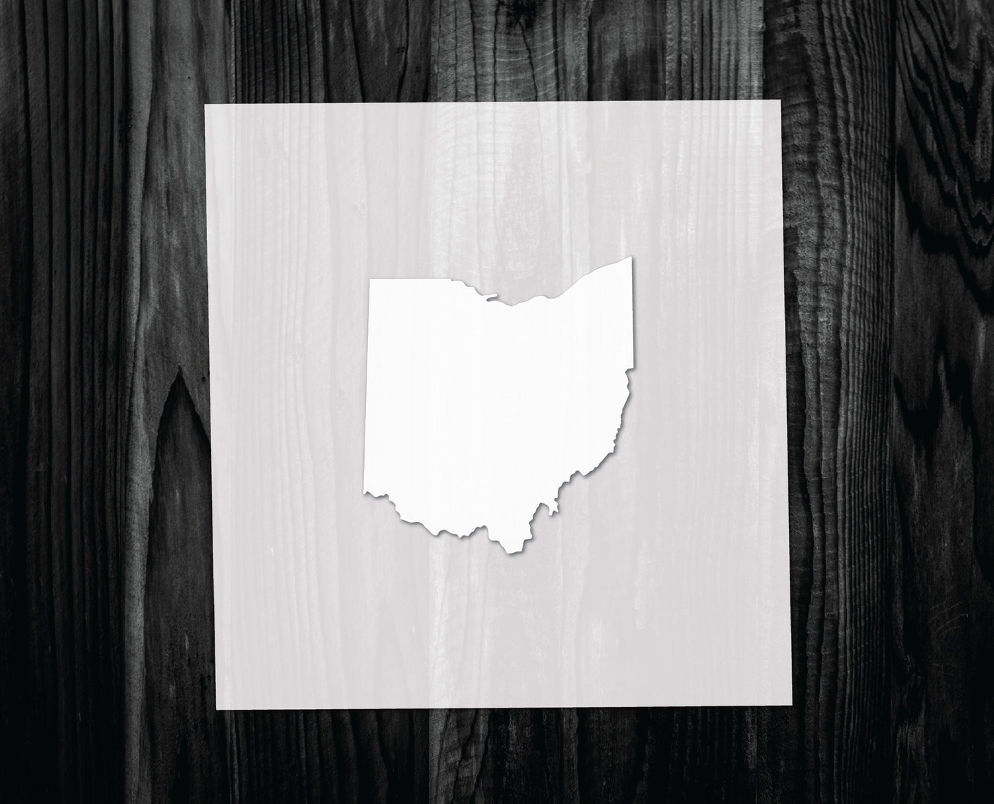 Ohio Stencil, Mylar reusable stencil, Stencil, FAST SHIPPING