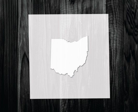 Ohio Stencil, Mylar reusable stencil, Stencil, FAST SHIPPING